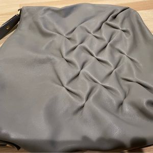 Smythson leather handbag Taupe